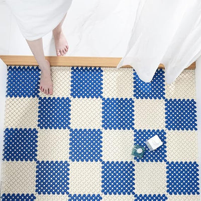 New Bathroom Non-Slip Mat Toilet Honeycomb Carpet Floor Mat